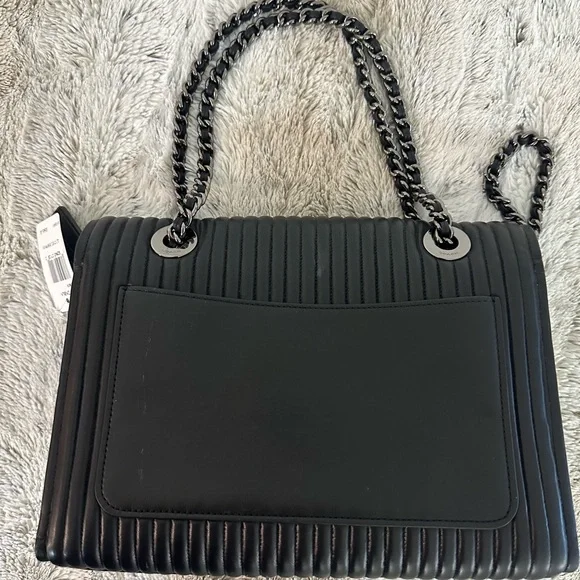 Coach Parker Chain Black Studded Shoulder Bag